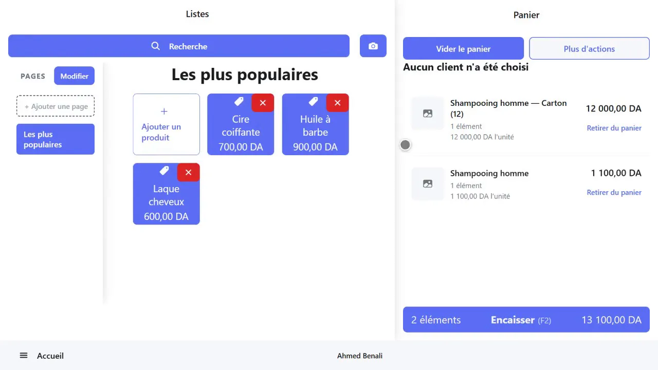 Panier avec un carton de 12 et une unité du même produit
